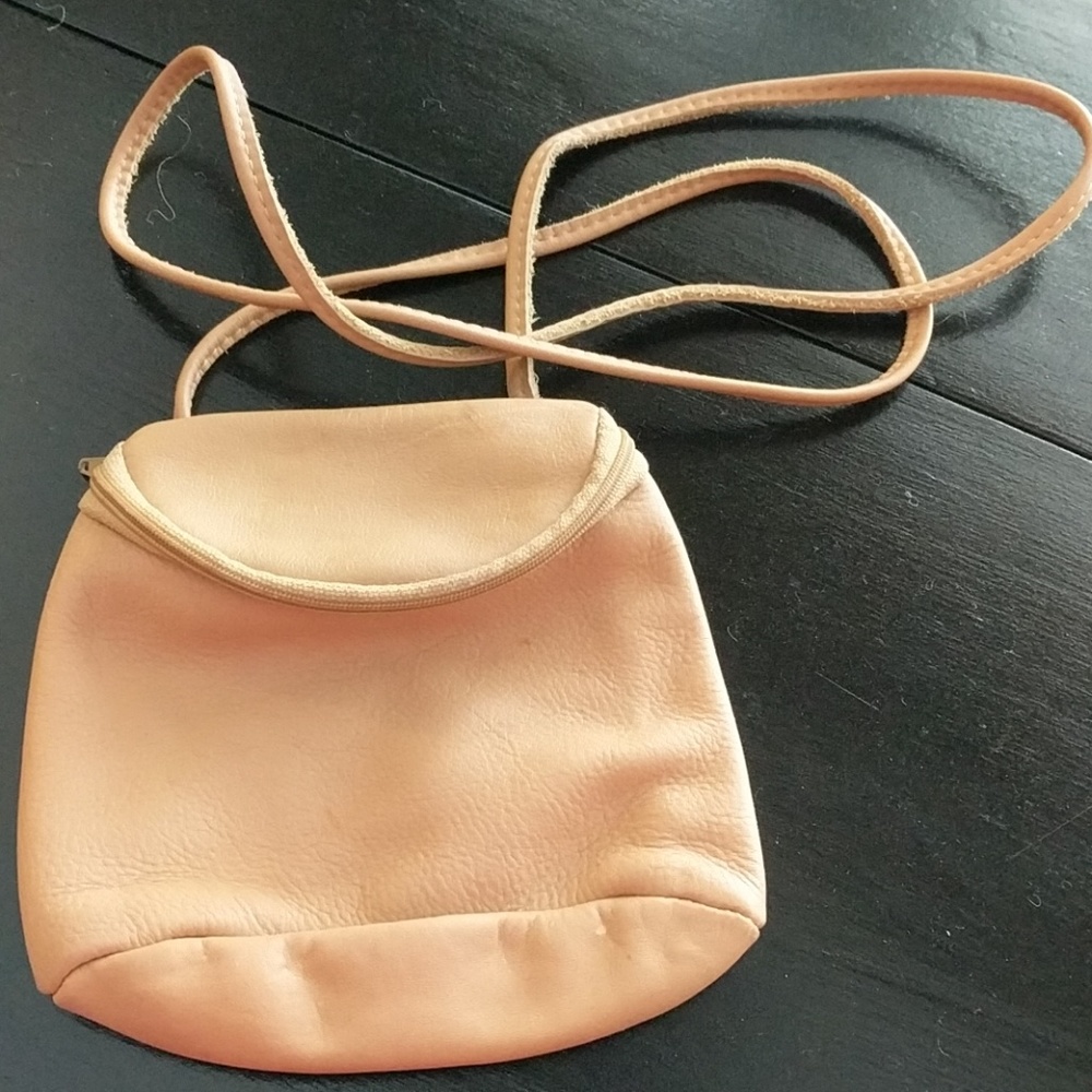 Cute leather pouch bag